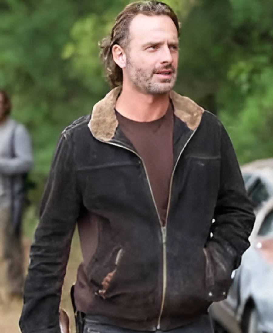 Walking Dead Rick Grimes Leather Jacket